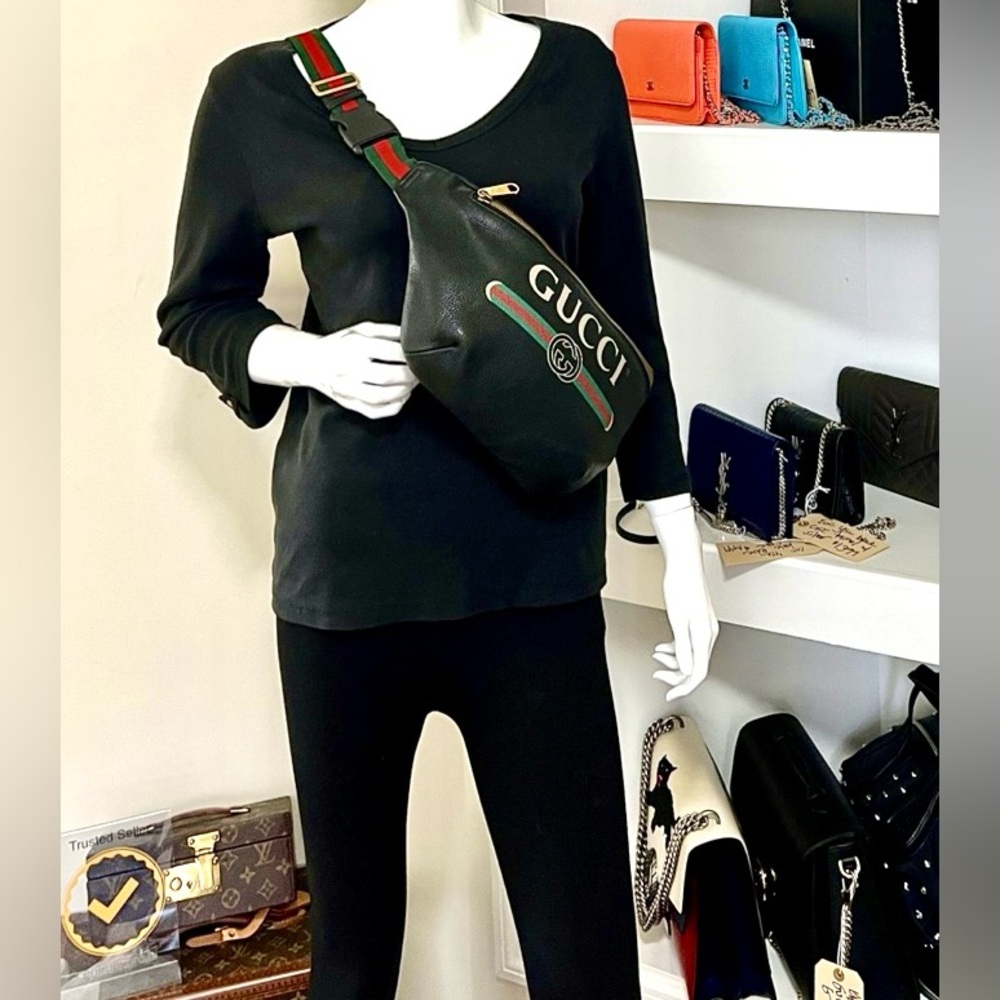 👑✅PRICE FIRM✅ Large Black Fashion Bum Belt Waist Bag. Brand New! - Picture 14 of 16